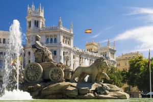 language school trip Cibeles statue Madrid school trip JWT Schools tours travel