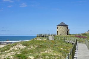 windmills Esposende Portugal coastal Camino Portugues tour JWT travel