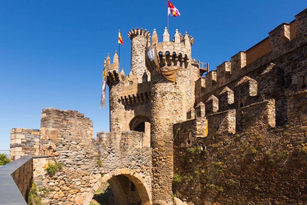 Castillo Templarios Camino Frances from Ponferrada castle Camino de Santiago JWT travel tours