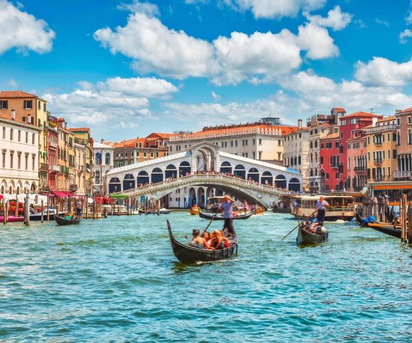 gondolas Venice school trip to Italy JWT schools tours travel