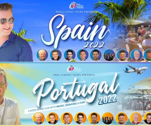 artists Paul Claffey tours 2022 Spain Portugal JWT Music travel