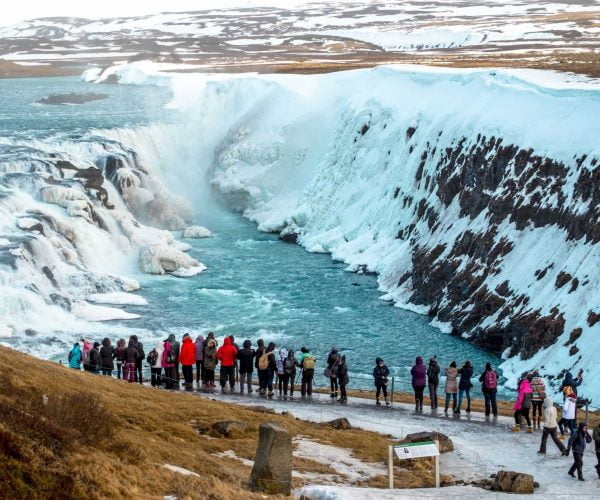 Gullfoss waterfall Iceland school trips 2022 JWT