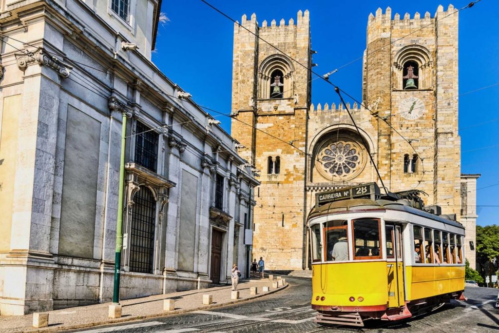 Alfama cathedral Lisbon tram Portugal Rugby Youth Festival JWT Sports