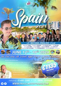 Michael English Spain 2024 Paul Claffey Tours brochure JWT Travel thumb