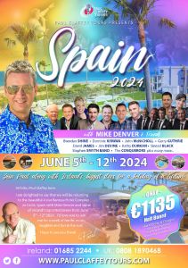 Mike Denver Spain 2024 Paul Claffey Tours brochure JWT Travel thumb