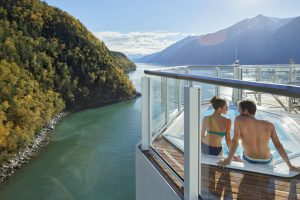 couple Norwegian cruise line JWT Cruises Alaska