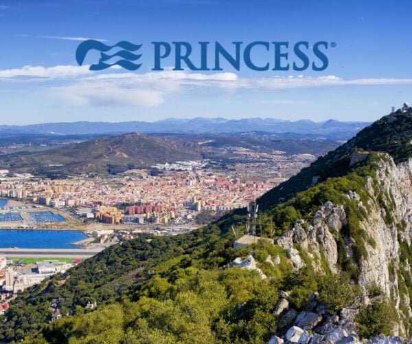 Barcelona to Rome Cruise on the brand new Sun Princess Princess cruises - Gibraltar - JWT Travel cruise holidays