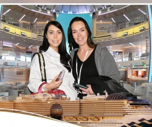 onboard Sun Princess Caroline and Kayleigh Princess Cruises travel experiences to experience with mum JWT Travel