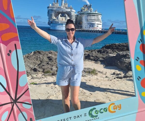Caroline at CocoCay Bahamas Royal Caribbean cruise guide JWT Cruises