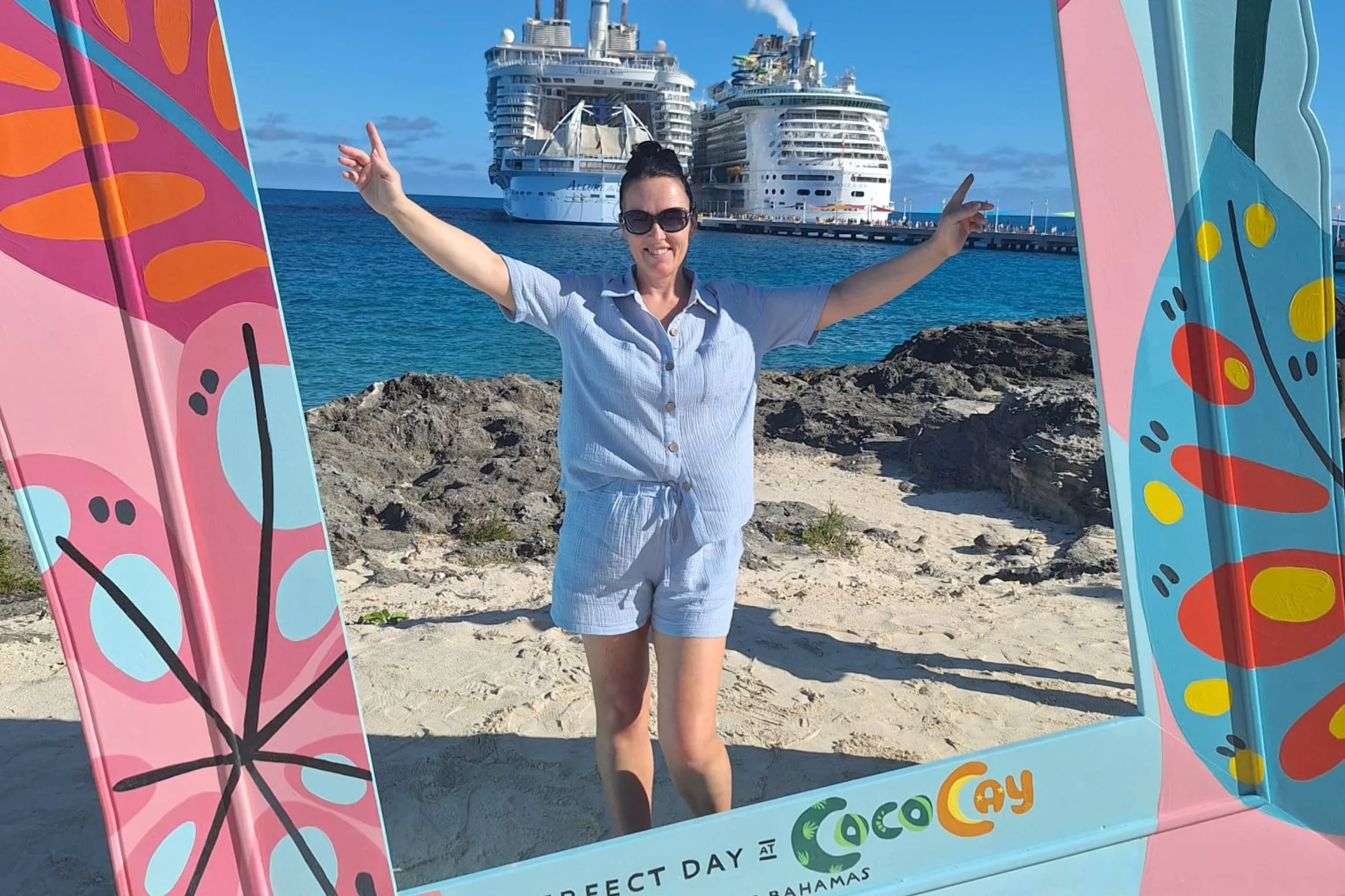 Caroline at CocoCay Bahamas Royal Caribbean cruise guide JWT Cruises