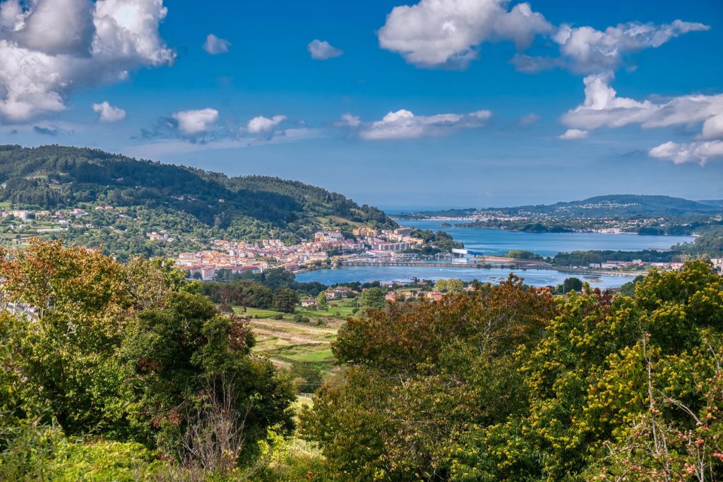 Views of Pontedeume Camino Ingles guided tour JWT Travel Camino de Santiago