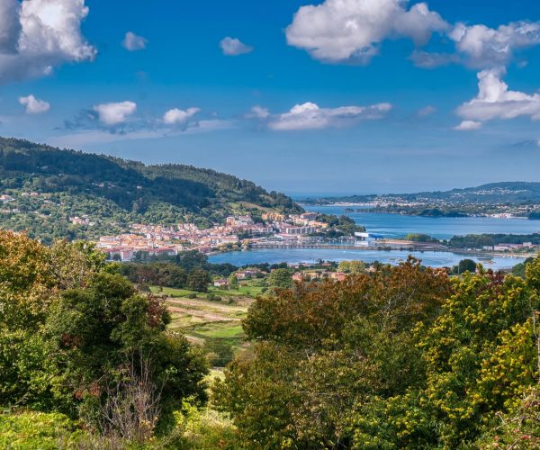 Views of Pontedeume Camino Ingles guided tour JWT Travel Camino de Santiago