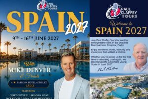 PAUL CLAFFEY TOURS - 2027 JUNE WEEK 1 - JWT TRAVEL
