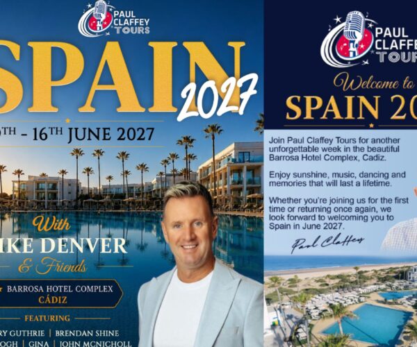 PAUL CLAFFEY TOURS - 2027 JUNE WEEK 1 - JWT TRAVEL