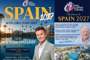 PAUL CLAFFEY TOURS - 2027 JUNE WEEK 2 - MICHAEL ENGLISH - JWT TRAVEL