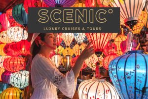 Lanterns market Luxury Mekong River Cruise Vietnam and Cambodia Scenic JWT Cruises