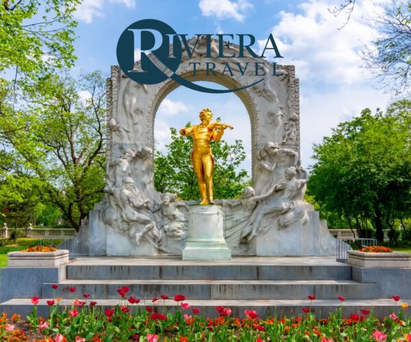 RIVIERA RIVER CRUISES - Art and Music of the Blue Danube River Cruise - Johann-Strauss-Statue_Stadtpark-Vienna-Austria - JWT Cruises