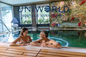 SS Catherine pool UNIWORLD Burgundy and Provence luxury river cruise JWT Cruises