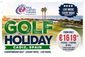 PAUL CLAFFEY TOURS - Golf Holiday in Cadiz - Novo Sancti Petri golf club JWT TRAVEL
