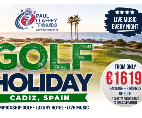 PAUL CLAFFEY TOURS - Golf Holiday in Cadiz - Novo Sancti Petri golf club JWT TRAVEL