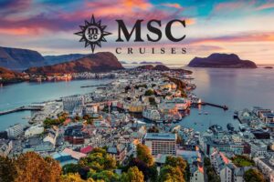 MSC - Norway Cruise from Copenhagen - Alesund sunset - JWT CRUISES - JWT TRAVEL