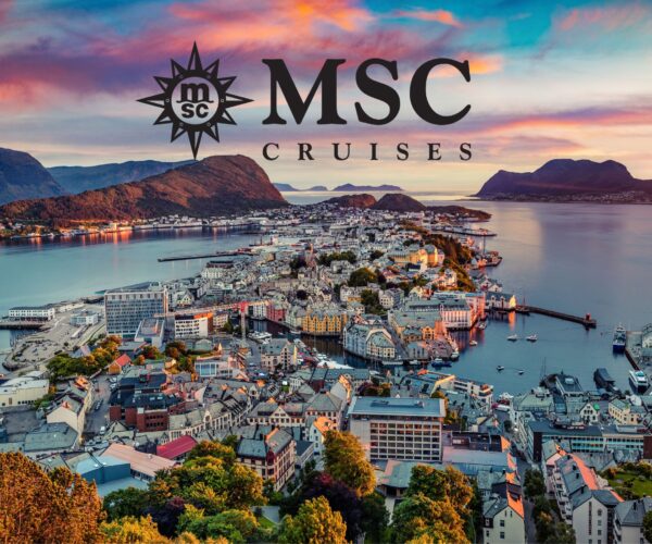 MSC - Norway Cruise from Copenhagen - Alesund sunset - JWT CRUISES - JWT TRAVEL